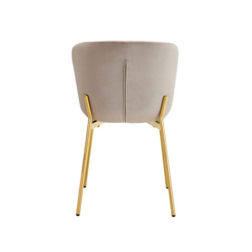 Lot De 2 Chaises Elen Gold Velours