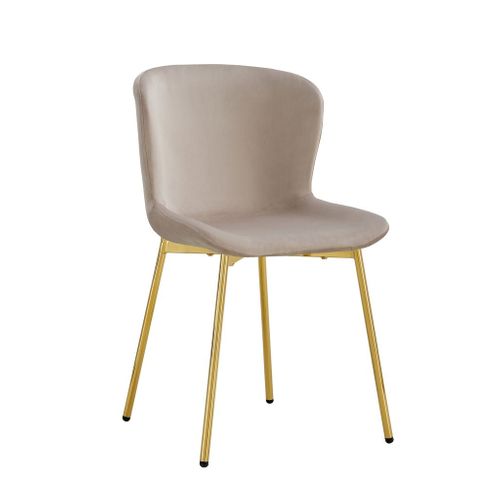 Lot De 2 Chaises Elen Gold Velours