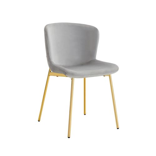 Lot De 2 Chaises Elen Gold Velours