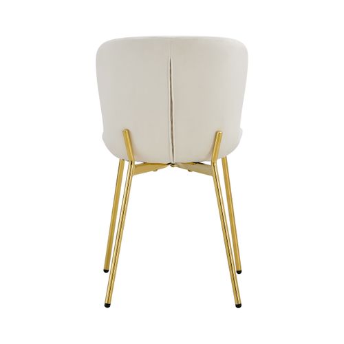 Lot De 2 Chaises Elen Gold Velours