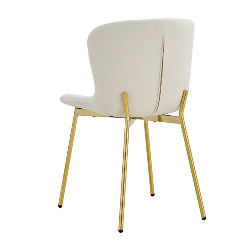 Lot De 2 Chaises Elen Gold Velours