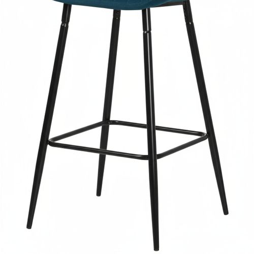 Lot De 4 Tabourets De Bar Prado En Velours