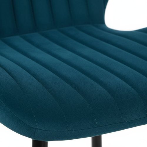 Lot De 4 Tabourets De Bar Prado En Velours