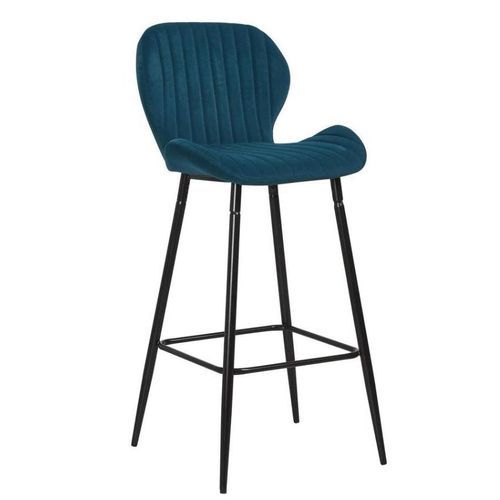 Lot De 4 Tabourets De Bar Prado En Velours