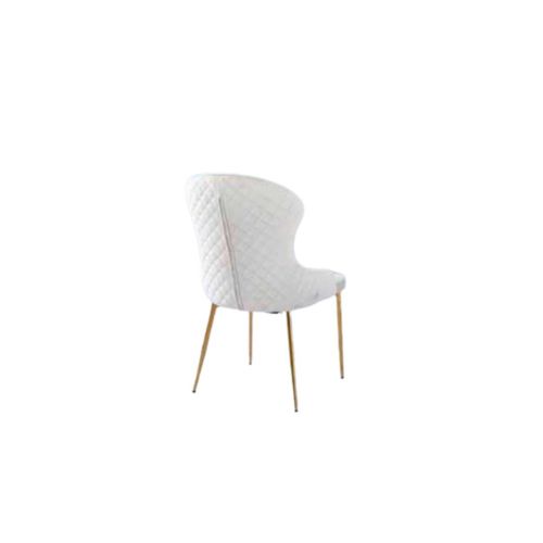 Lot De 2 Chaises Hilton En Velours Beige et Pieds Gold – Style Chic Et Confort Moderne