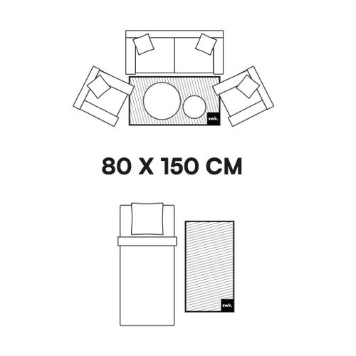 Tapis Enfant Beige / Crème 80 X 150cm. Tapis Intérieur Oursons. Poils Ras