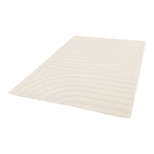 Tapis Intérieur Motifs Arches. Poils Ras 200 X 290cm Crème - Blake