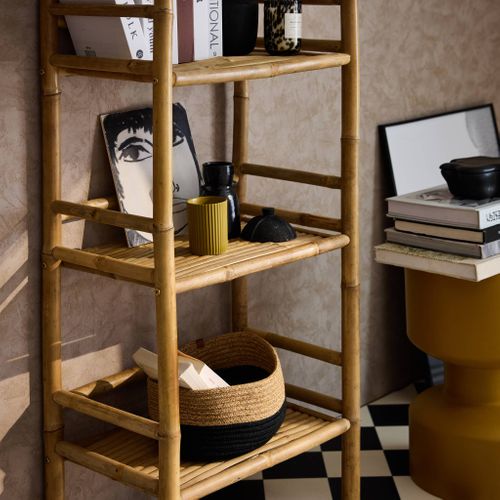 Etagère En Bambou 4 Niveaux L54cm X P32 X H144cm