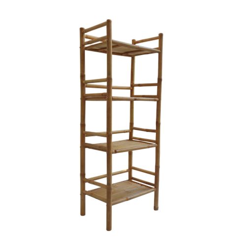 Etagère En Bambou 4 Niveaux L54cm X P32 X H144cm