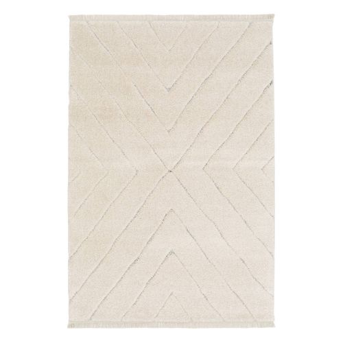 Tapis Intérieur Tufté Avec Légers Reliefs Crème. 160 X 230cm