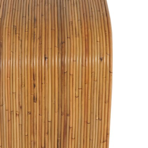 Console En Rotin Naturel. 110cm. Bords Arrondis. L 110 X P 35 X H 75cm