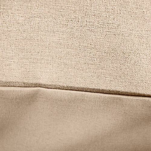 Parure De Lit Espiga Grège 2 Places. Réversible. Bi-matière. 260 X 240 Cm