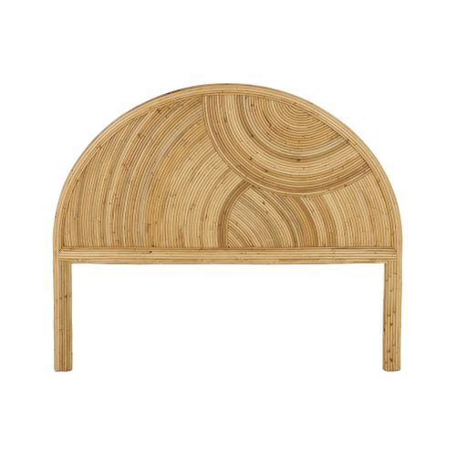 Tête De Lit En Rotin Naturel. Bois Clair. Bohème. L140 X P4.5 X H115cm