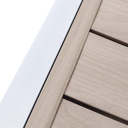 Table De Jardin Elora Extensible Aluminium Blanc. 8 Places. 135 / 270 X 90 X 75 Cm