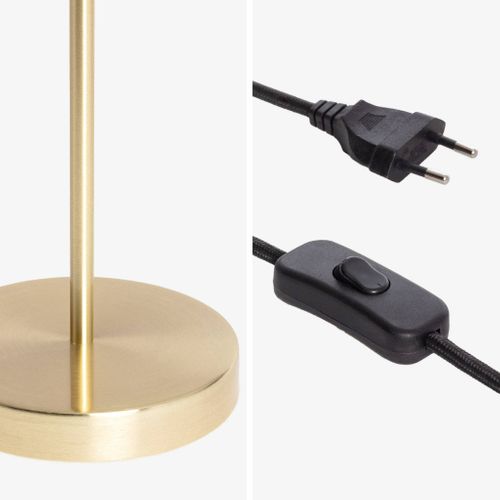 Lampe à Poser Métal Et Verre Effet Cristal Basile Vert Ø 20cm