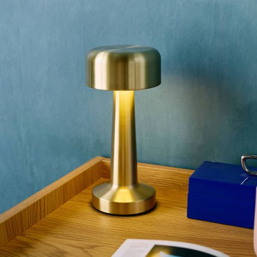 Lampe De Table Intérieur LED Métal Doré D.9cm David