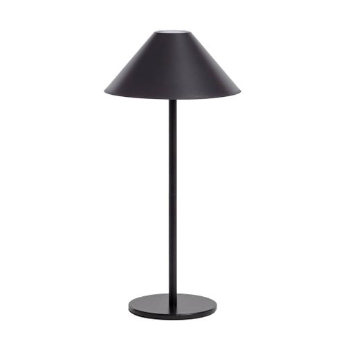 Lampe à Poser Intérieur/extérieur LED Sans Fil Rechargeable Adam Noir H 135cm Ø 19cm