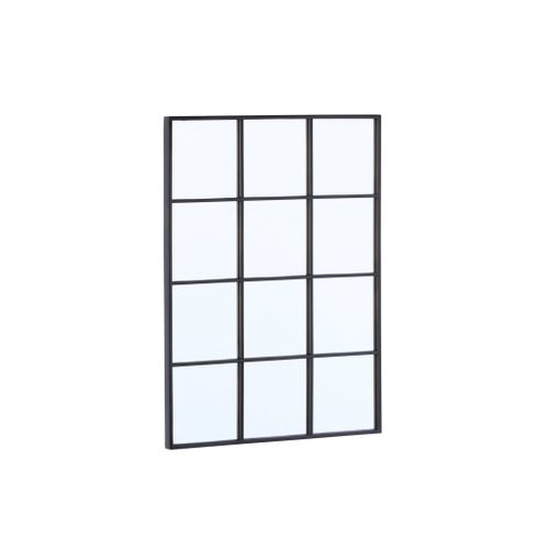 Miroir Rectangulaire Industriel Acier Noir - 60 X 80 X 2.5 Cm - Terry