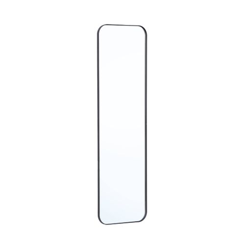 Miroir Rectangulaire Acier Noir 34 X 119 X 1.8 Cm - Harold
