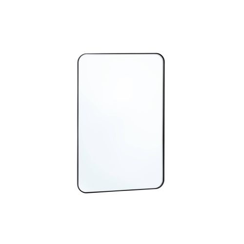 Miroir Rectangulaire Acier Noir 60 X 90 X 1.8 Cm - Harold