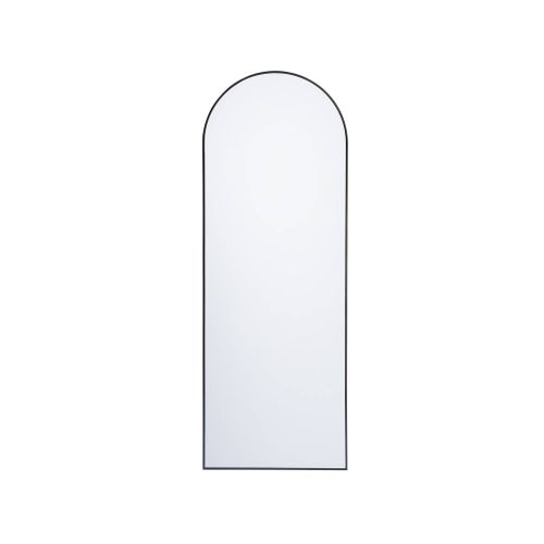 Miroir Sur Pied En Aluminium 60 X 165 X 2.8 Cm Noir - Justin