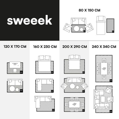 Tapis Intérieur Coton Motif Zébré Brique Avec Franges Josh 120x170cm