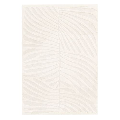 Tapis Intérieur Motif Végétal Crème Lily 200x290cm