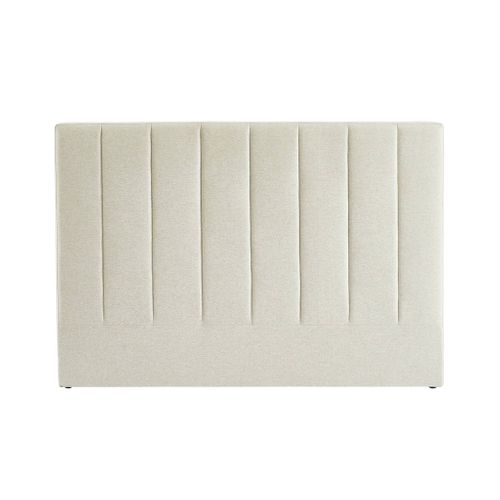 Tête De Lit Pour Lit Double 140cm Revêtement Tissu Beige - Cole 150cm