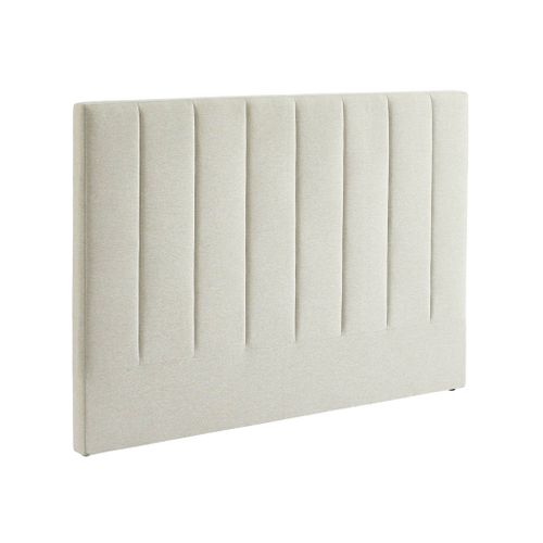 Tête De Lit Pour Lit Double 140cm Revêtement Tissu Beige - Cole 150cm