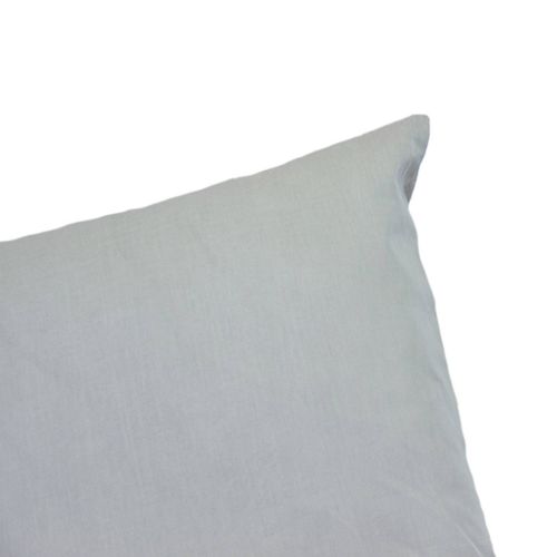 Parure De Lit Percale De Coton 2 Places Étain Skala 240x220cm