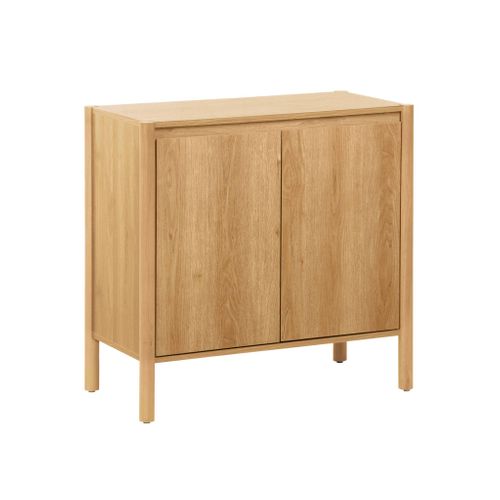 Buffet Décor Bois 2 Portes Naturel - 80 X 42 X 78.5 Cm - Harmony