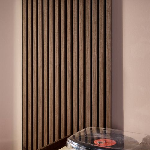 Set De 2 Panneaux Muraux Décoratifs En Feutrine Et Mdf Noyer 60x120cm - Kyoto