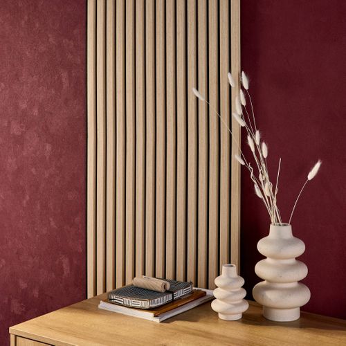 Set De 2 Panneaux Muraux Décoratifs En Feutrine Et Mdf Chêne 60x120cm - Kyoto