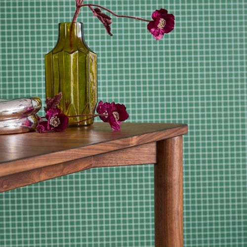 Table à Manger Rectangulaire Bois D'hévéa Et Placage Chêne Noyer 6 Places - 180 X 100 X 75 Cm -