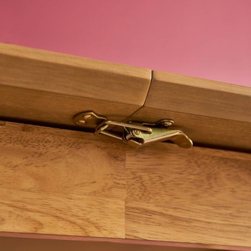 Table à Manger Ovale Extensible Bois D'hévéa Et Placage Chêne Naturel 4-6 Places - 110 / 140 X 100