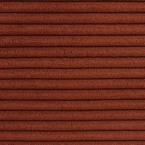 Chauffeuse Velours Côtelé 2 Places Terracotta L 91 X P 105 X H 72 Cm - Sokol