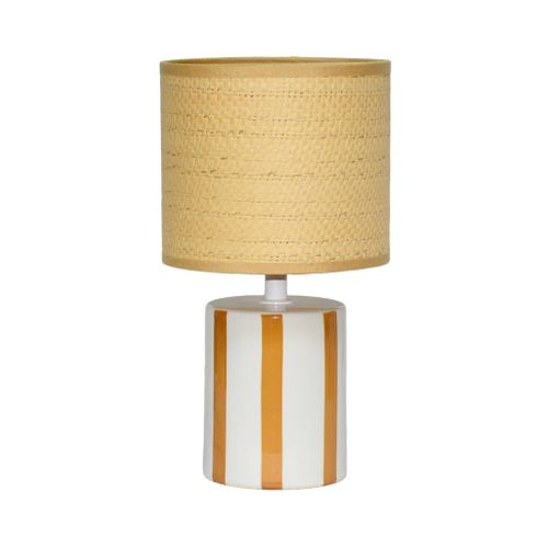 Lampe De Table Intérieur Céramique Moutarde H 28cm - Aurore