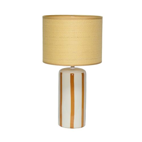 Lampe De Table Intérieur Céramique Moutarde H 44cm - Aurore
