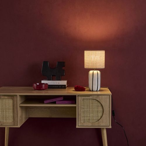 Lampe De Table Intérieur Céramique Vert H 44cm - Aurore