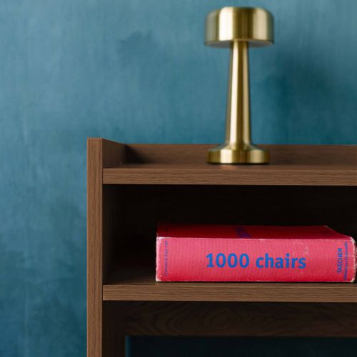 Bureau Décor Bois 2 Casiers De Rangement Noyer - L 90 X P 45 X H 78 Cm - Jules