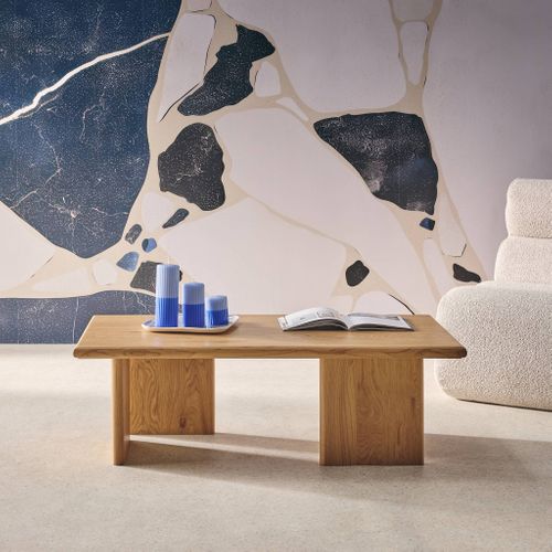 Table Basse Rectangulaire Mdf Effet Chêne