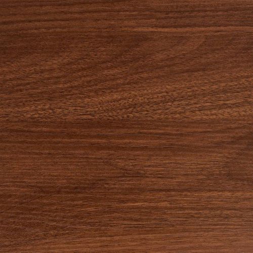 Table Basse Rectangulaire Pieds Chromés Et Décor Bois Noyer 120cm