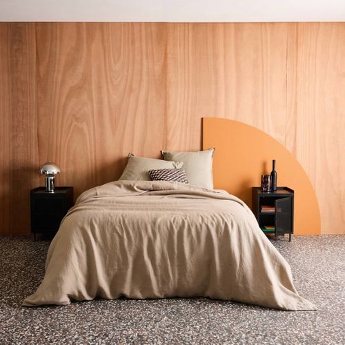 Lot De 2 Tables De Chevet Industrielles Métal Noir 1 Porte Grillagée. 40 X 37 X 58.5 Cm - Ohio