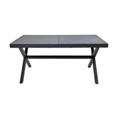 Table De Jardin Extensible Aluminium 8 Places Anthracite - Ventura