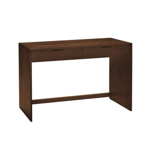 Console Décor Bois 2 Tiroirs 120cm Noyer - Tania
