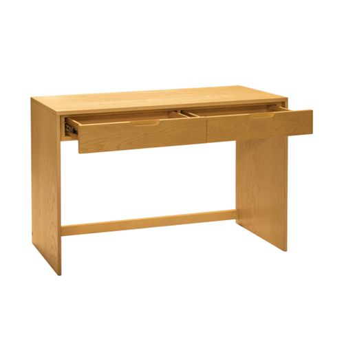 Console Décor Bois 2 Tiroirs 120cm Naturel - Tania