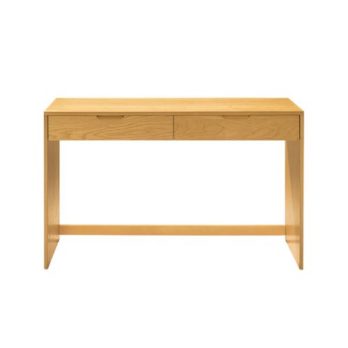 Console Décor Bois 2 Tiroirs 120cm Naturel - Tania