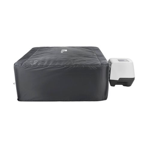 Housse De Protection Intégrale Pour Spa Oslo Plus 6 Places D. 188 X 70cm Noir