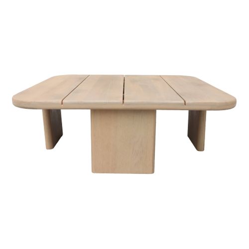 Table Basse De Jardin Carrée Bois D'acacia Naturel 70cm - Kaina