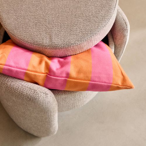 Pouf Coffre Contemporain Tissu Gris Clair. L 53 X P 43 X H 45cm - Kalo